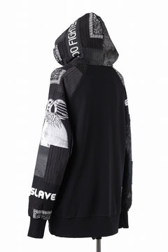 画像をギャラリービューアに読み込む, MASSIMO SABBADIN exclusive HOODY wt. BORO STYLE DETAIL (BLACK #B)