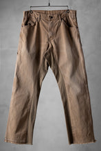 画像をギャラリービューアに読み込む, CHANGES x LOOM exclusive REMAKE REGULAR FIT CARPENTER PANTS / VINTAGE DUCK FABRIC (STONE WASHED) (BEIGE #D)
