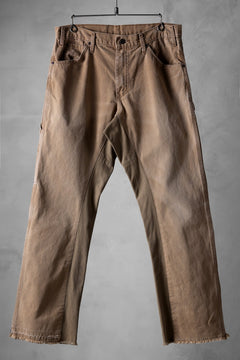 画像をギャラリービューアに読み込む, CHANGES x LOOM exclusive REMAKE REGULAR FIT CARPENTER PANTS / VINTAGE DUCK FABRIC (STONE WASHED) (BEIGE #D)