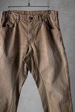 画像をギャラリービューアに読み込む, CHANGES x LOOM exclusive REMAKE REGULAR FIT CARPENTER PANTS / VINTAGE DUCK FABRIC (STONE WASHED) (BEIGE #D)