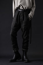 画像をギャラリービューアに読み込む, masnada BAGGY AVIATOR PANTS / OVER DYED HEMP AND WOOL (OVER DYE DUST)