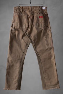 画像をギャラリービューアに読み込む, CHANGES x LOOM exclusive REMAKE REGULAR FIT CARPENTER PANTS / VINTAGE DUCK FABRIC (STONE WASHED) (BEIGE #D)