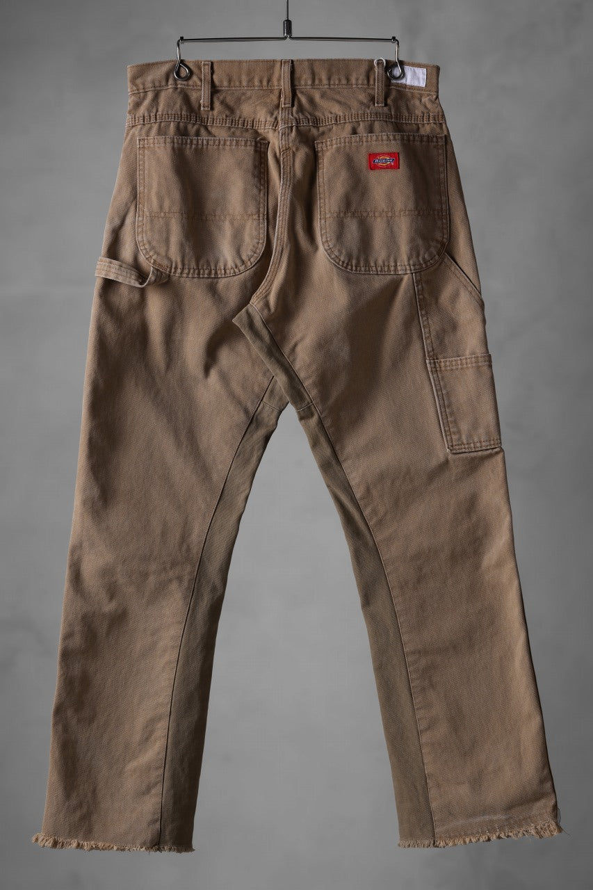 画像をギャラリービューアに読み込む, CHANGES x LOOM exclusive REMAKE REGULAR FIT CARPENTER PANTS / VINTAGE DUCK FABRIC (STONE WASHED) (BEIGE #D)