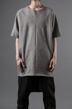 Load image into Gallery viewer, m.a+ one piece short sleeve t-shirt / T211C/MJP1 (LIGHT CARBON)