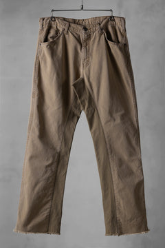 画像をギャラリービューアに読み込む, CHANGES x LOOM exclusive REMAKE REGULAR FIT CARPENTER PANTS / VINTAGE DUCK FABRIC (STONE WASHED) (BEIGE #E)