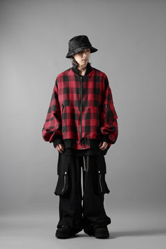 画像をギャラリービューアに読み込む, A.F ARTEFACT EXTREME WIDE CARGO PANTS / COTTON-TERRY (BLACK)