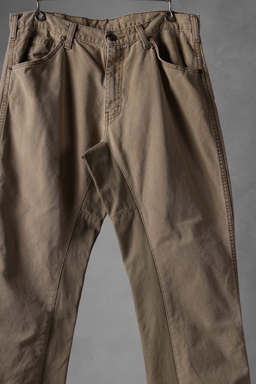 画像をギャラリービューアに読み込む, CHANGES x LOOM exclusive REMAKE REGULAR FIT CARPENTER PANTS / VINTAGE DUCK FABRIC (STONE WASHED) (BEIGE #E)