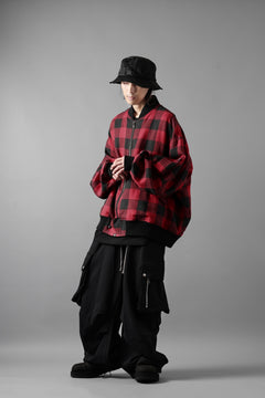 画像をギャラリービューアに読み込む, A.F ARTEFACT EXTREME WIDE CARGO PANTS / COTTON-TERRY (BLACK)