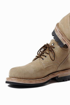 Load image into Gallery viewer, Portaille x LOOM exclusive DOUBLE STITCHED WELT WORKING DERBY / BOX CALF SUEDE (BEIGE)