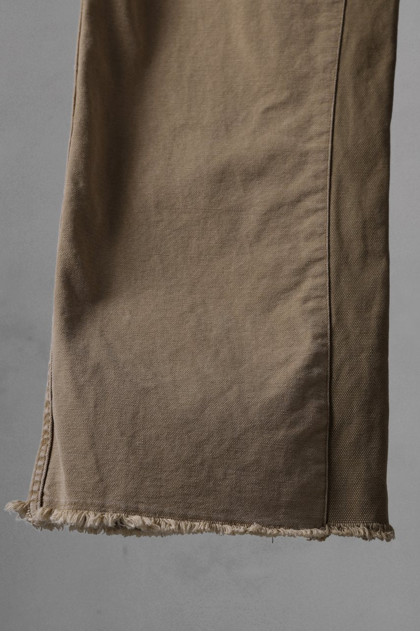 画像をギャラリービューアに読み込む, CHANGES x LOOM exclusive REMAKE REGULAR FIT CARPENTER PANTS / VINTAGE DUCK FABRIC (STONE WASHED) (BEIGE #E)