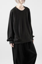 画像をギャラリービューアに読み込む, COLINA TUCK SWEAT TOPS / SUPER 140s WASHABLE WOOL (EBONY)