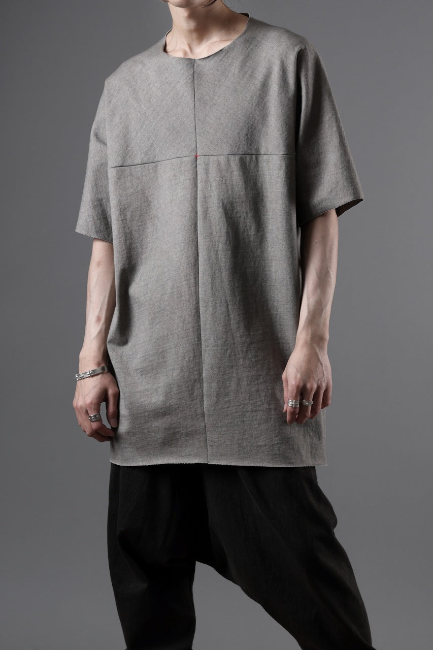 Load image into Gallery viewer, m.a+ one piece short sleeve t-shirt / T211C/MJP1 (LIGHT CARBON)