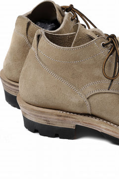 Load image into Gallery viewer, Portaille x LOOM exclusive DOUBLE STITCHED WELT WORKING DERBY / BOX CALF SUEDE (BEIGE)
