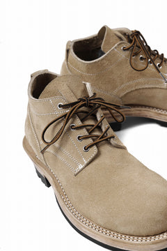 Load image into Gallery viewer, Portaille x LOOM exclusive DOUBLE STITCHED WELT WORKING DERBY / BOX CALF SUEDE (BEIGE)