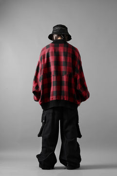 画像をギャラリービューアに読み込む, A.F ARTEFACT EXTREME WIDE CARGO PANTS / COTTON-TERRY (BLACK)