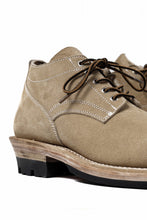 Load image into Gallery viewer, Portaille x LOOM exclusive DOUBLE STITCHED WELT WORKING DERBY / BOX CALF SUEDE (BEIGE)