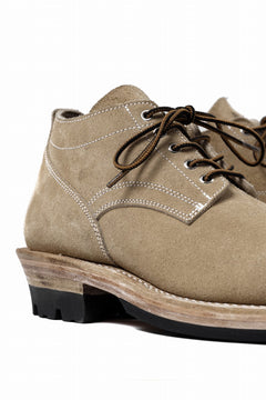 Load image into Gallery viewer, Portaille x LOOM exclusive DOUBLE STITCHED WELT WORKING DERBY / BOX CALF SUEDE (BEIGE)