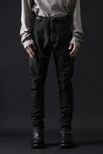 画像をギャラリービューアに読み込む, masnada BAGGY SCARRED STRETCH JEANS (SMUDGED LEGION)