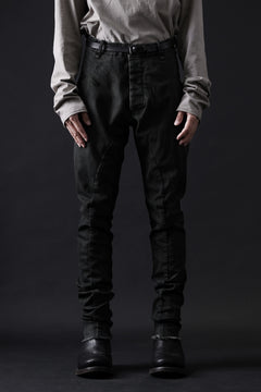 画像をギャラリービューアに読み込む, masnada BAGGY SCARRED STRETCH JEANS (SMUDGED LEGION)