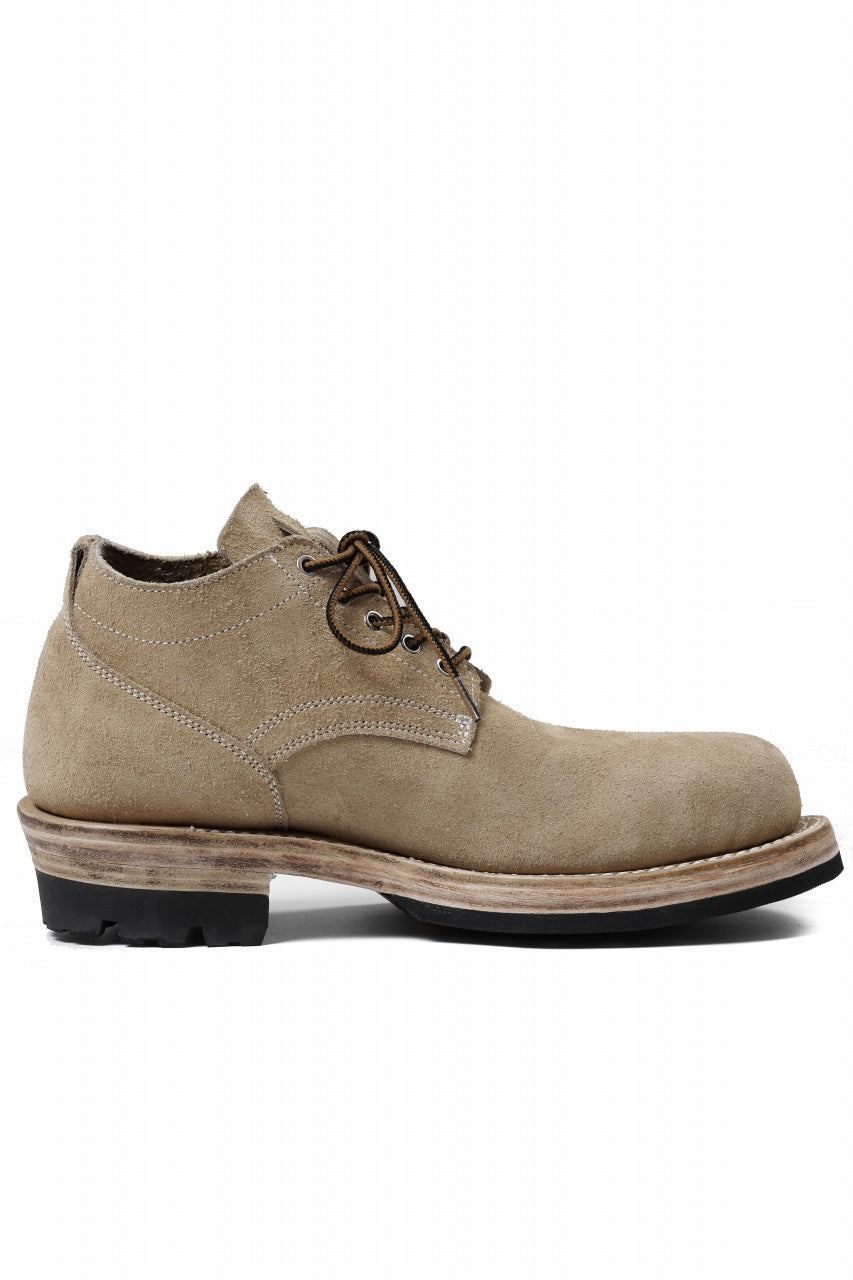 Load image into Gallery viewer, Portaille x LOOM exclusive DOUBLE STITCHED WELT WORKING DERBY / BOX CALF SUEDE (BEIGE)