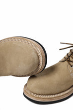 Load image into Gallery viewer, Portaille x LOOM exclusive DOUBLE STITCHED WELT WORKING DERBY / BOX CALF SUEDE (BEIGE)