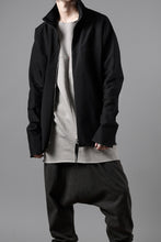 画像をギャラリービューアに読み込む, m.a+ zipped tall collar shirt jacket / H252DZ/CCE (BLACK)