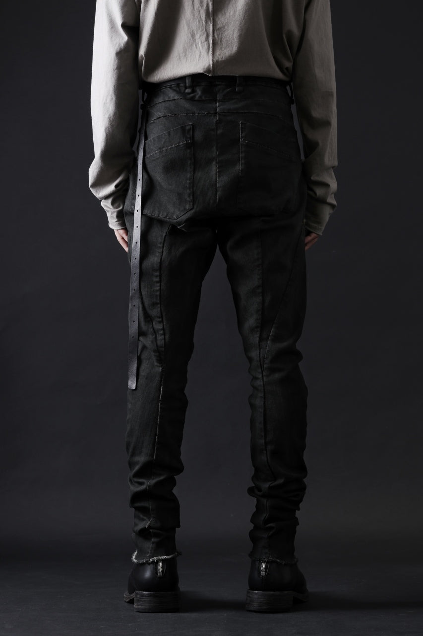 画像をギャラリービューアに読み込む, masnada BAGGY SCARRED STRETCH JEANS (SMUDGED LEGION)