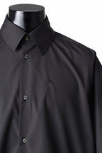 画像をギャラリービューアに読み込む, TARO HORIUCHI / th products "EDWARD" Big Sleeve S/S Shirt / esteneige broad cloth (black)