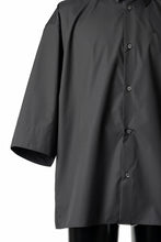 画像をギャラリービューアに読み込む, TARO HORIUCHI / th products "EDWARD" Big Sleeve S/S Shirt / esteneige broad cloth (black)