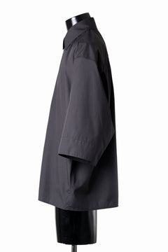 画像をギャラリービューアに読み込む, TARO HORIUCHI / th products "EDWARD" Big Sleeve S/S Shirt / esteneige broad cloth (black)