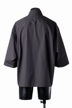 画像をギャラリービューアに読み込む, TARO HORIUCHI / th products "EDWARD" Big Sleeve S/S Shirt / esteneige broad cloth (black)