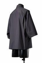 画像をギャラリービューアに読み込む, TARO HORIUCHI / th products "EDWARD" Big Sleeve S/S Shirt / esteneige broad cloth (black)