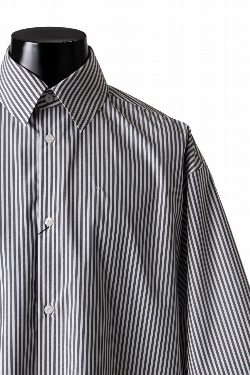 画像をギャラリービューアに読み込む, TARO HORIUCHI / th products "EDWARD" Big Sleeve S/S Shirt / esteneige broad cloth (stripe)