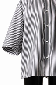 画像をギャラリービューアに読み込む, TARO HORIUCHI / th products "EDWARD" Big Sleeve S/S Shirt / esteneige broad cloth (stripe)