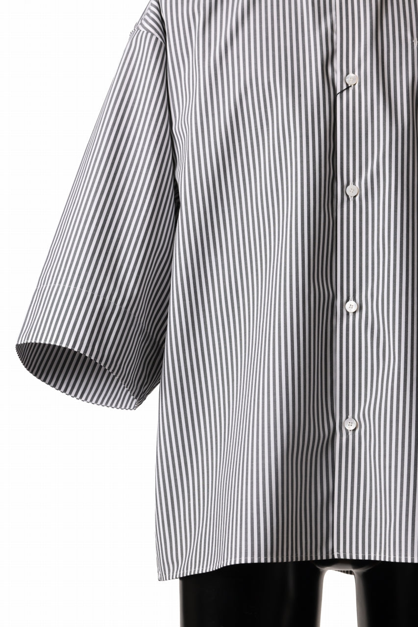 画像をギャラリービューアに読み込む, TARO HORIUCHI / th products "EDWARD" Big Sleeve S/S Shirt / esteneige broad cloth (stripe)