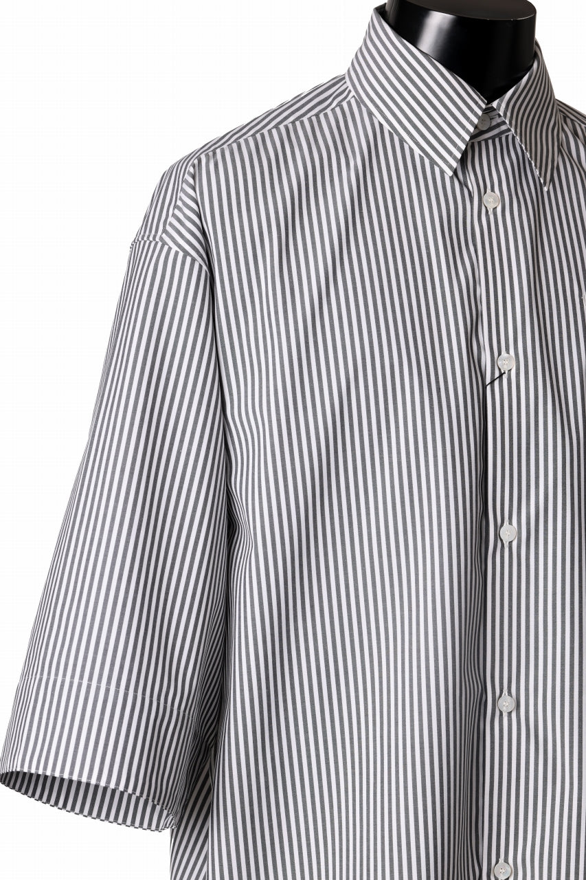 画像をギャラリービューアに読み込む, TARO HORIUCHI / th products "EDWARD" Big Sleeve S/S Shirt / esteneige broad cloth (stripe)