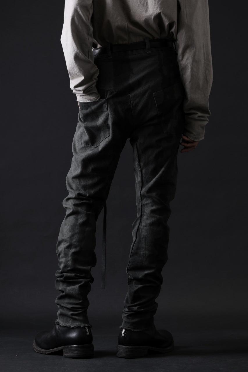 画像をギャラリービューアに読み込む, masnada SLIM GUSSET PANTS / STRETCH MICRO RIP COTTON (CAMO LEGION)