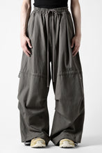 画像をギャラリービューアに読み込む, A.F ARTEFACT STRING-SQUEEZING WIDE PANTS / COTTON LINEN TWILL (KHAKI)