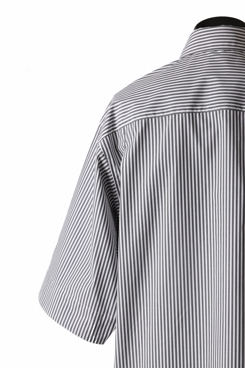 画像をギャラリービューアに読み込む, TARO HORIUCHI / th products "EDWARD" Big Sleeve S/S Shirt / esteneige broad cloth (stripe)