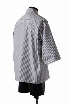 画像をギャラリービューアに読み込む, TARO HORIUCHI / th products "EDWARD" Big Sleeve S/S Shirt / esteneige broad cloth (stripe)