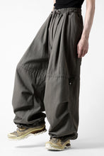 画像をギャラリービューアに読み込む, A.F ARTEFACT STRING-SQUEEZING WIDE PANTS / COTTON LINEN TWILL (KHAKI)