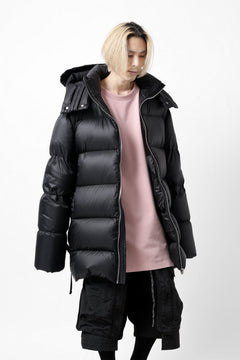 画像をギャラリービューアに読み込む, A.F ARTEFACT exclusive DUVET VERTICAL DOWN JACKET (BLACK)