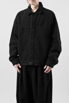 画像をギャラリービューアに読み込む, CAPERTICA BIG JEAN JACKET / NAPPING MOLESKIN (BLACK)