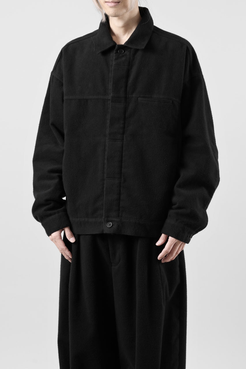 画像をギャラリービューアに読み込む, CAPERTICA BIG JEAN JACKET / NAPPING MOLESKIN (BLACK)