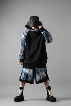 画像をギャラリービューアに読み込む, MASSIMO SABBADIN exclusive HOODY wt. LEVI'S PATCH DETAIL (INDIGO #A)