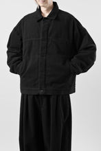画像をギャラリービューアに読み込む, CAPERTICA BIG JEAN JACKET / NAPPING MOLESKIN (BLACK)