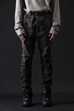 画像をギャラリービューアに読み込む, masnada SLIM GUSSET PANTS / STRETCH MICRO RIP COTTON (CAMO DUST)