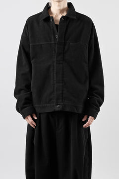 画像をギャラリービューアに読み込む, CAPERTICA BIG JEAN JACKET / NAPPING MOLESKIN (BLACK)