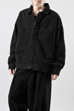 画像をギャラリービューアに読み込む, CAPERTICA BIG JEAN JACKET / NAPPING MOLESKIN (BLACK)