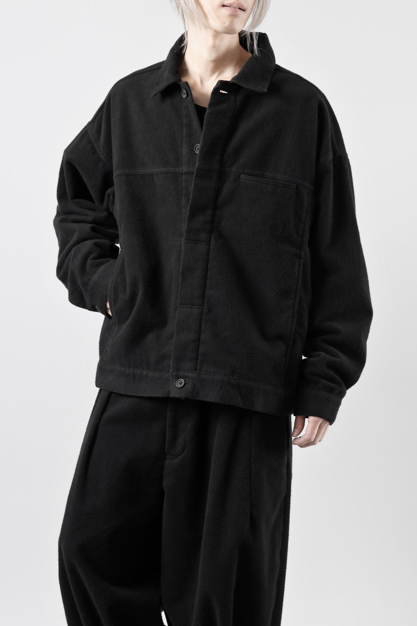 画像をギャラリービューアに読み込む, CAPERTICA BIG JEAN JACKET / NAPPING MOLESKIN (BLACK)